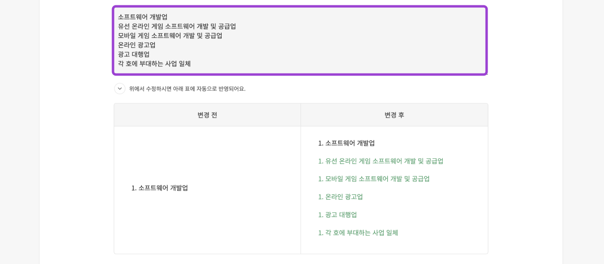 목적 변경 셀프 등기(전자) - 1등 주주 관리 서비스, ZUZU 목적 변경 셀프 등기(전자) - 1등 주주 관리 서비스, Zuzu